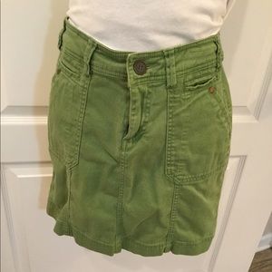 Green skirt